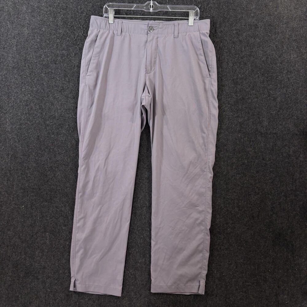 Under Armour Showdown Golf Pants Men's 34x30 Gray Stretch Performance Chino